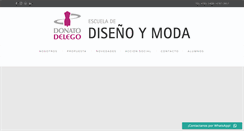 Desktop Screenshot of donatodelego.com