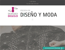 Tablet Screenshot of donatodelego.com